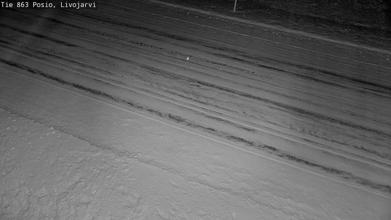 Weather Camera Image Road 863 Livojärvi, Posio, Lappi