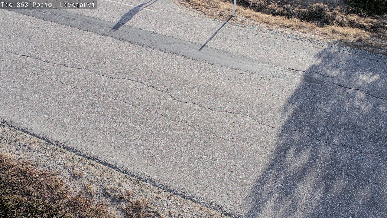 Weather Camera Image Road 863 Livojärvi, Posio, Lappi