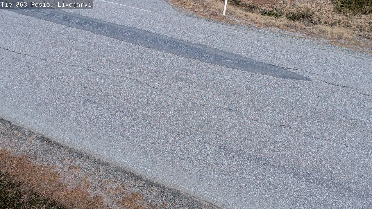 Weather Camera Image Väg 863 Livojärvi, Posio, Lappi