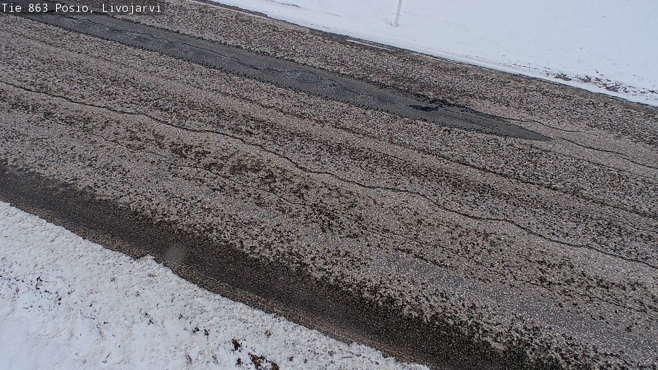 Weather Camera Image Road 863 Livojärvi, Posio, Lappi