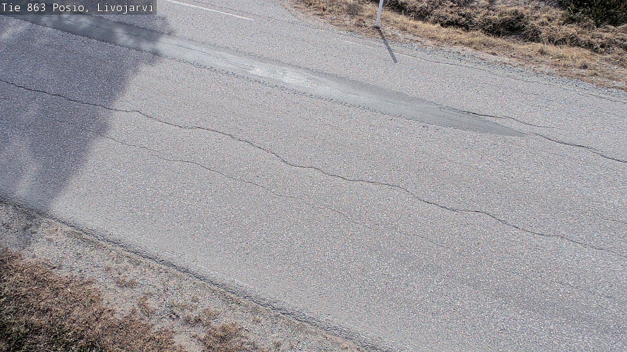 Weather Camera Image Road 863 Livojärvi, Posio, Lappi