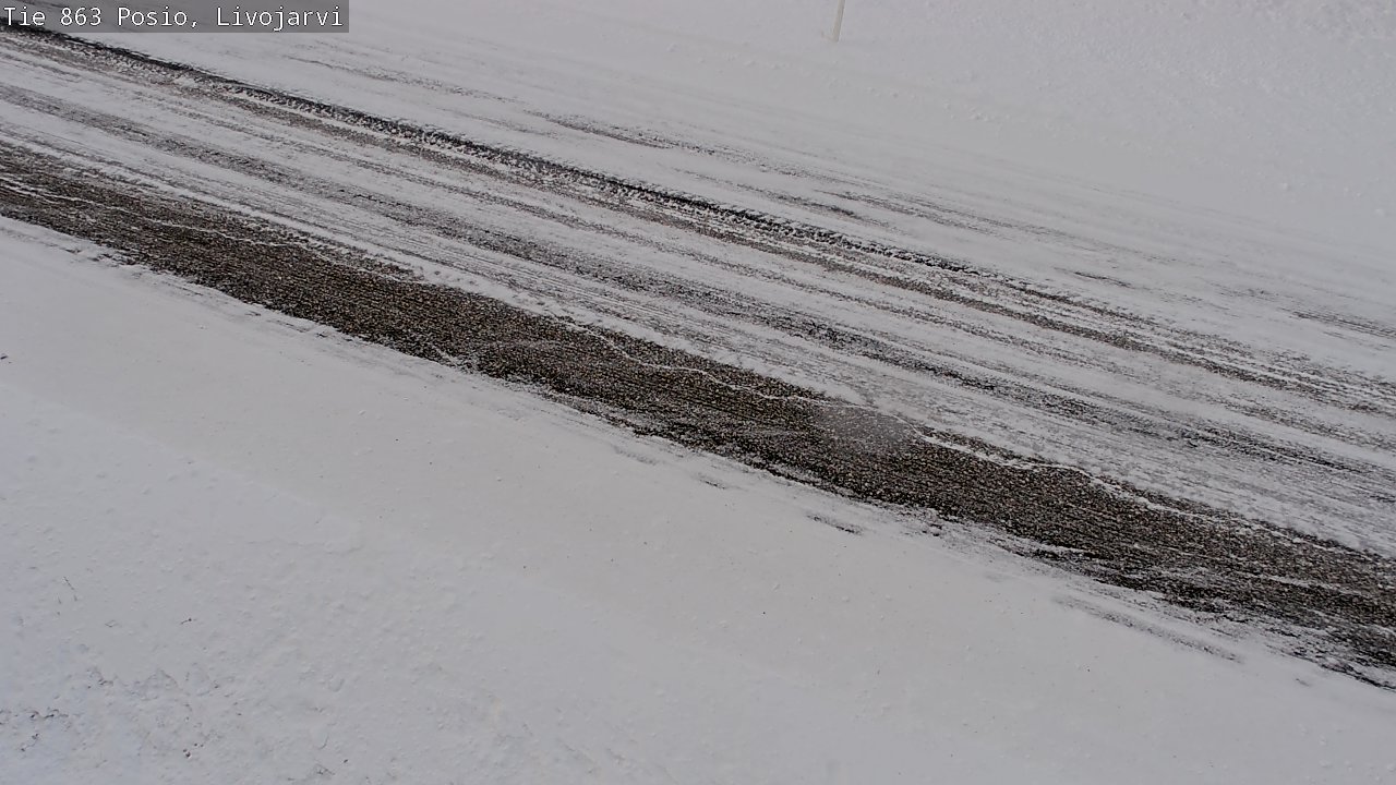 Weather Camera Image Road 863 Livojärvi, Posio, Lappi