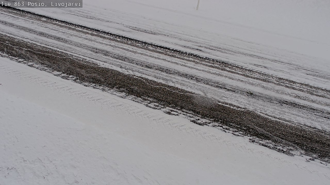 Weather Camera Image Road 863 Livojärvi, Posio, Lappi