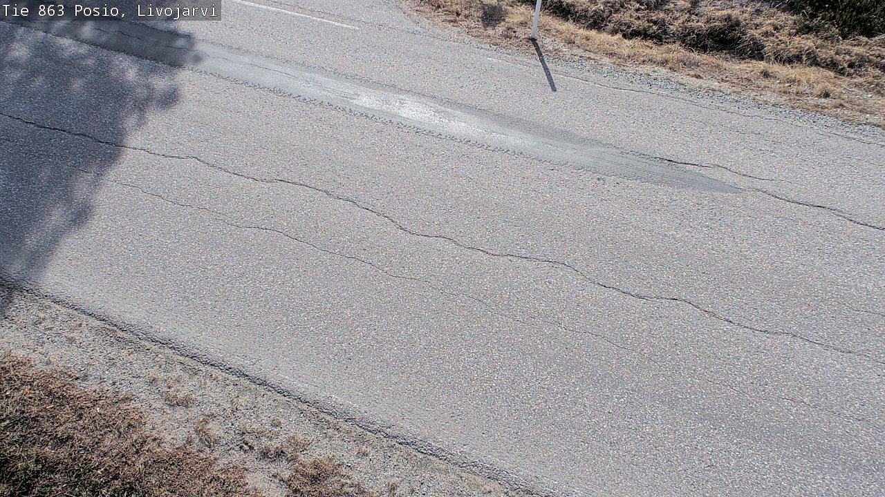 Weather Camera Image Road 863 Livojärvi, Posio, Lappi