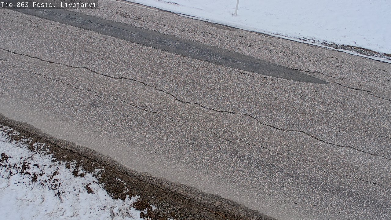 Weather Camera Image Road 863 Livojärvi, Posio, Lappi