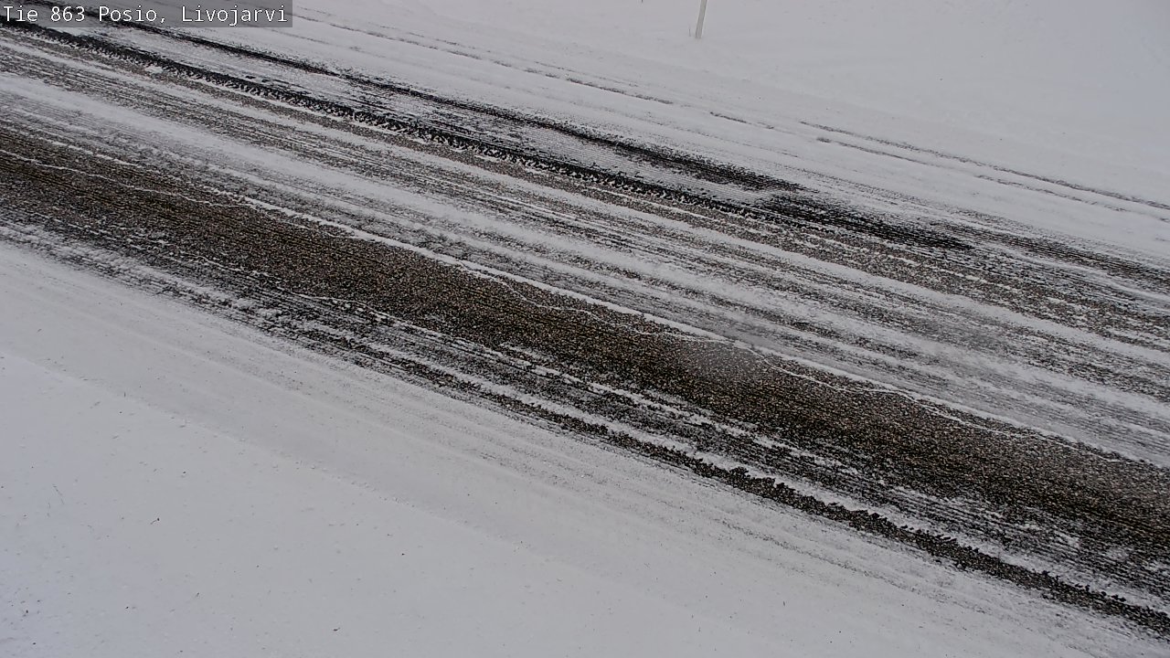 Weather Camera Image Road 863 Livojärvi, Posio, Lappi