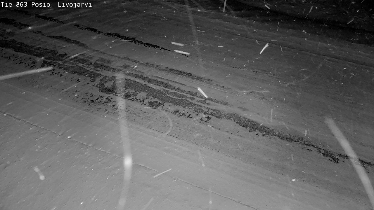 Weather Camera Image Road 863 Livojärvi, Posio, Lappi