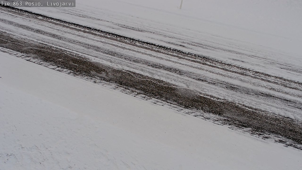 Weather Camera Image Road 863 Livojärvi, Posio, Lappi