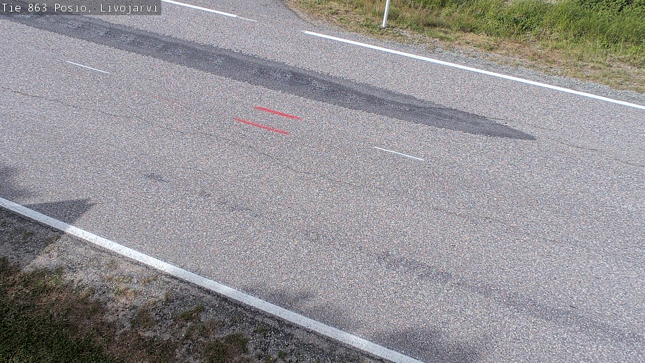 Weather Camera Image Road 863 Livojärvi, Posio, Lappi