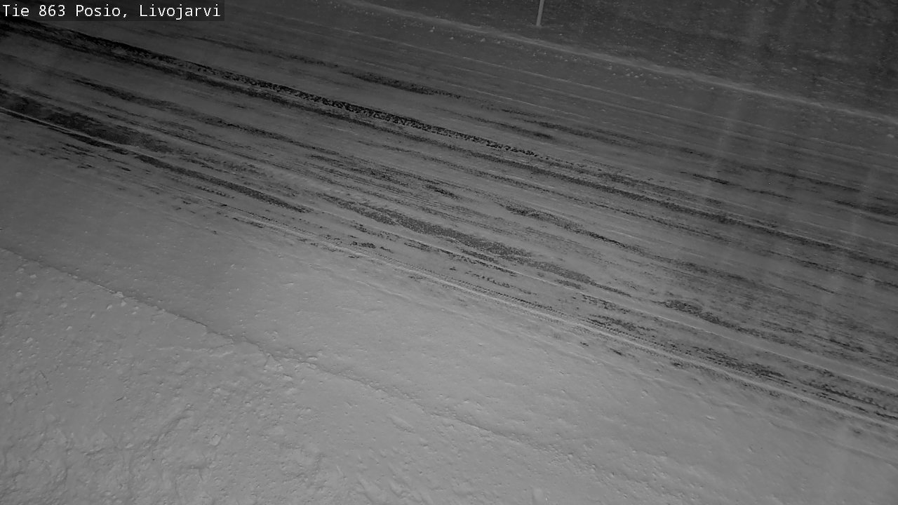 Weather Camera Image Road 863 Livojärvi, Posio, Lappi