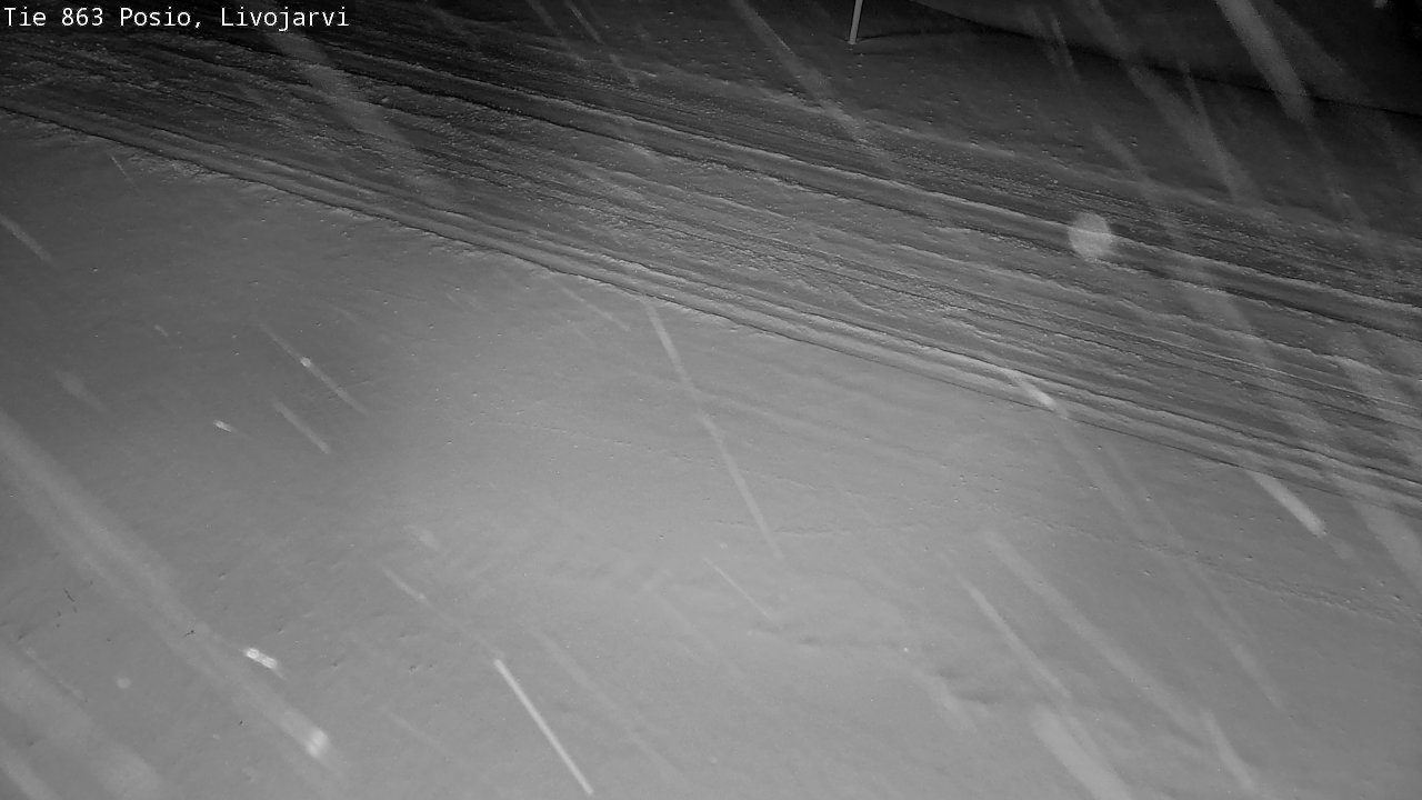 Weather Camera Image Road 863 Livojärvi, Posio, Lappi