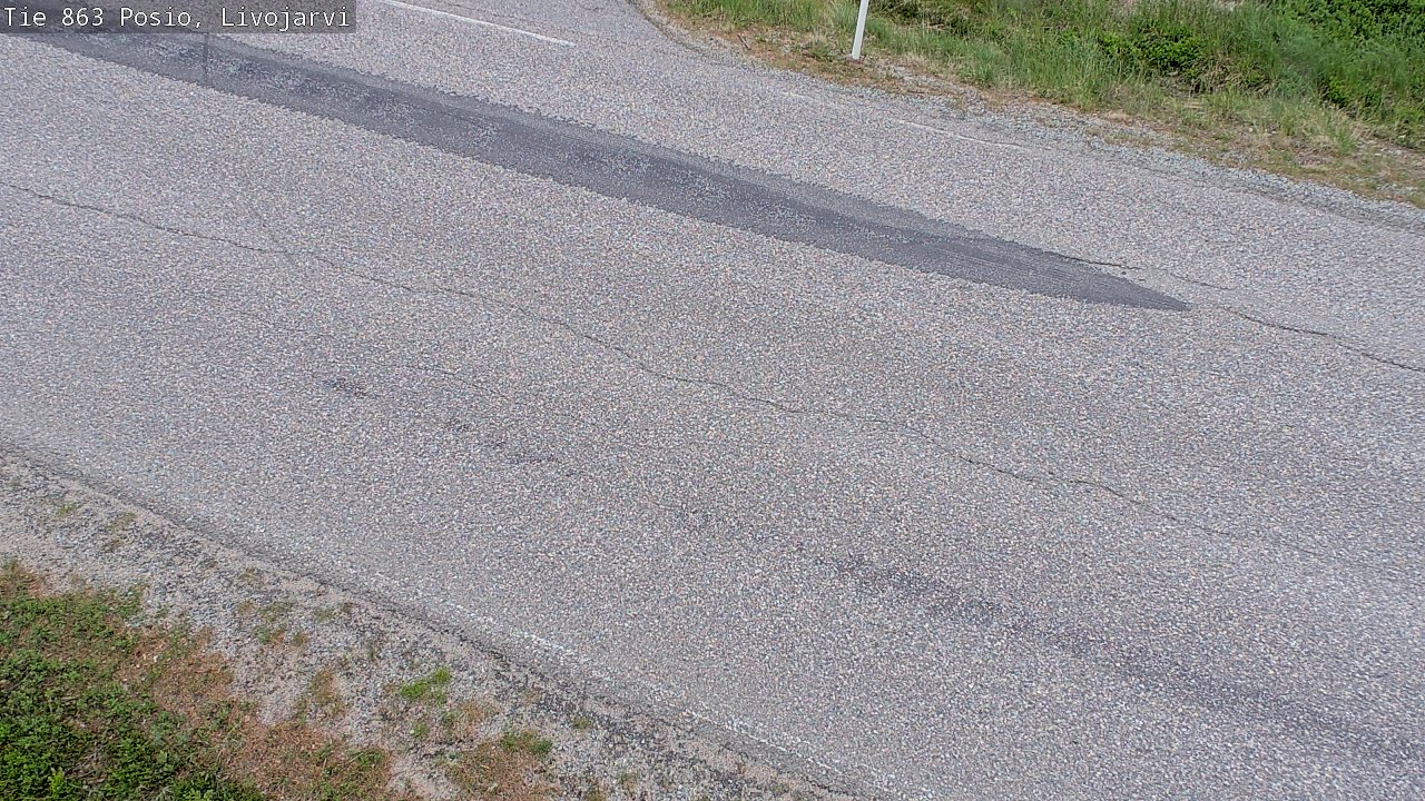 Weather Camera Image Väg 863 Livojärvi, Posio, Lappi