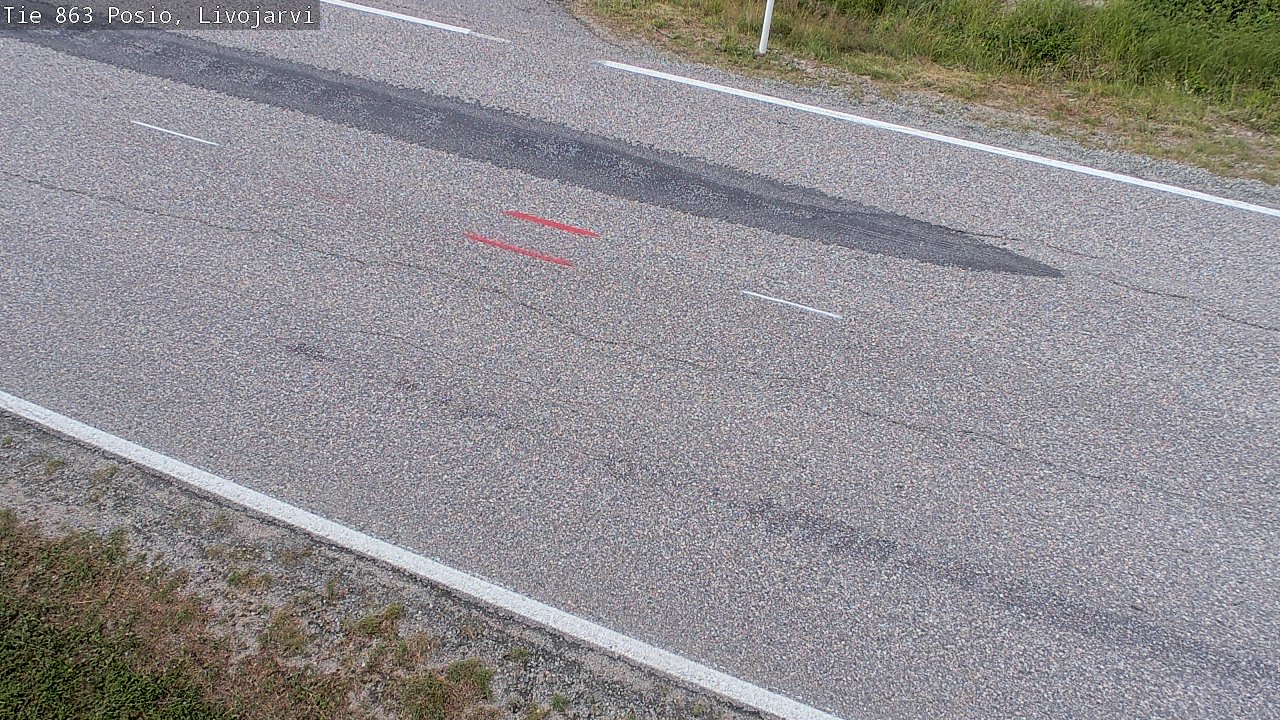 Weather Camera Image Road 863 Livojärvi, Posio, Lappi