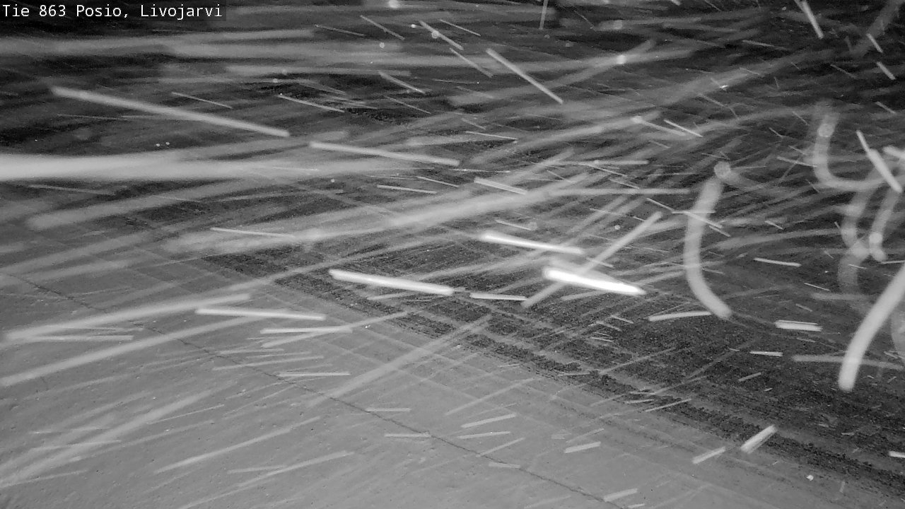 Weather Camera Image Road 863 Livojärvi, Posio, Lappi