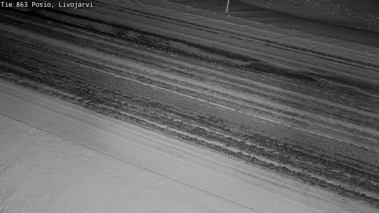 Weather Camera Image Road 863 Livojärvi, Posio, Lappi