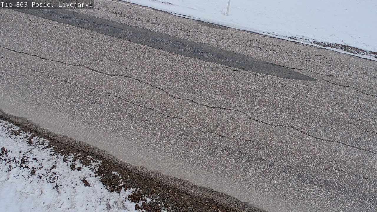 Weather Camera Image Road 863 Livojärvi, Posio, Lappi