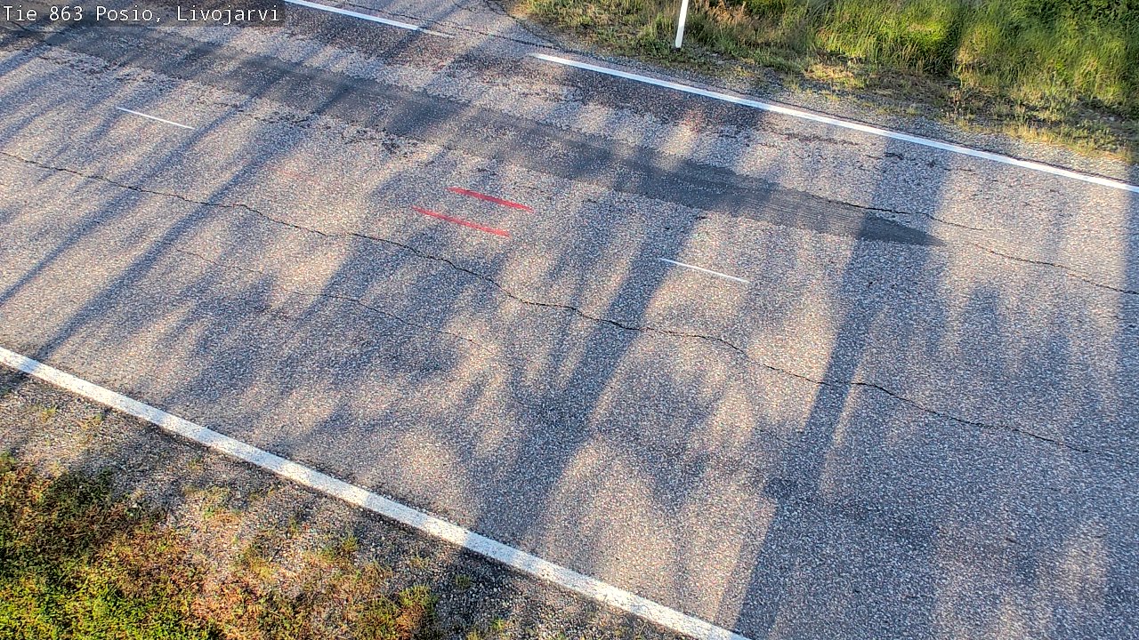 Weather Camera Image Road 863 Livojärvi, Posio, Lappi