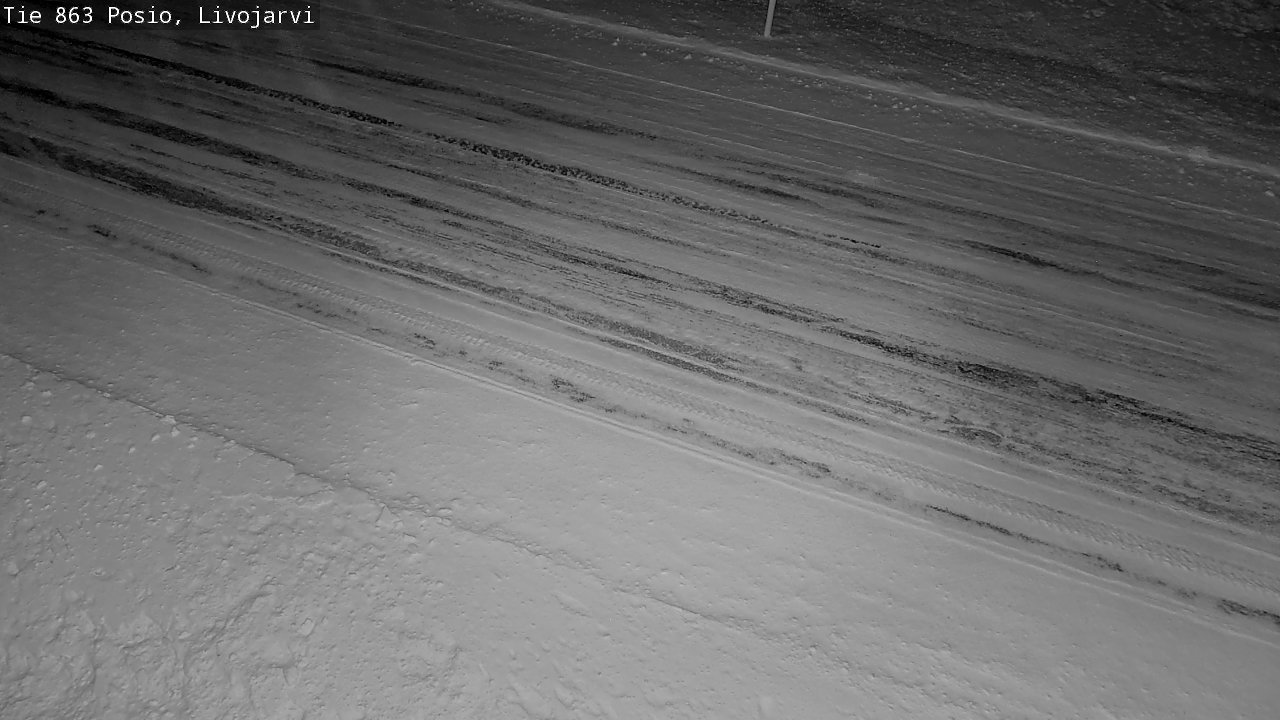 Weather Camera Image Road 863 Livojärvi, Posio, Lappi