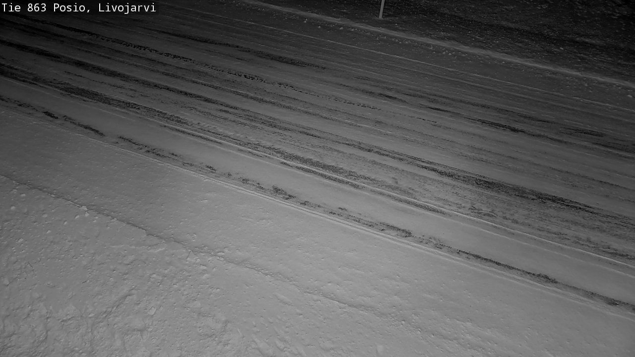 Weather Camera Image Road 863 Livojärvi, Posio, Lappi