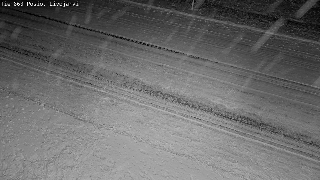 Weather Camera Image Road 863 Livojärvi, Posio, Lappi