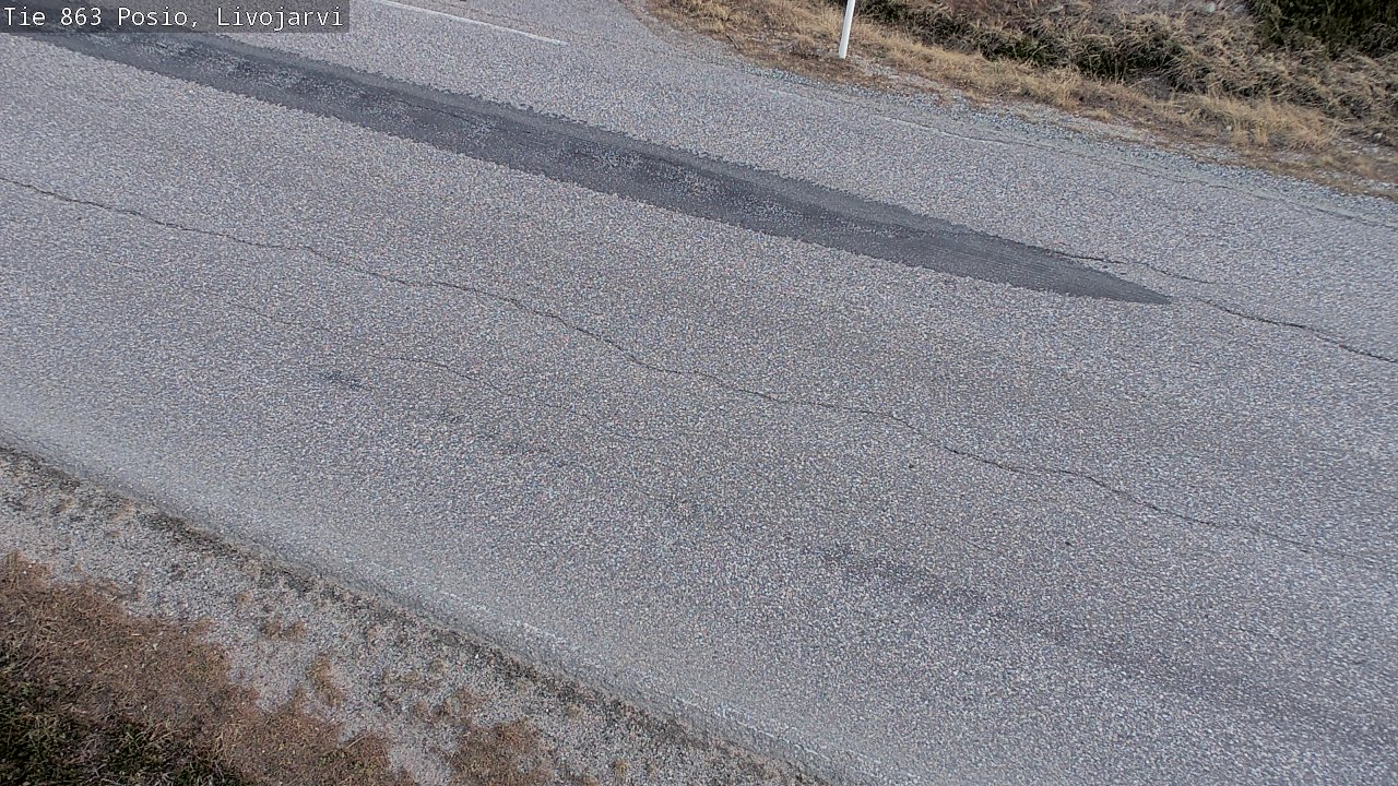 Weather Camera Image Road 863 Livojärvi, Posio, Lappi