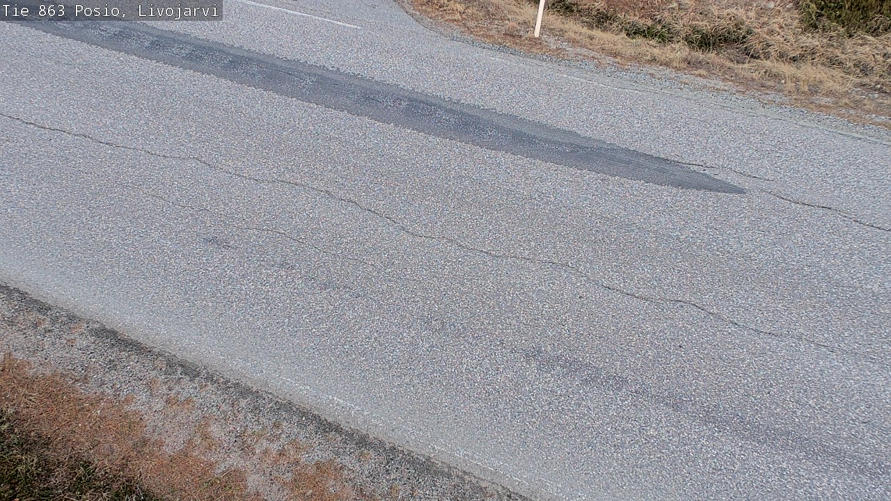 Weather Camera Image Väg 863 Livojärvi, Posio, Lappi