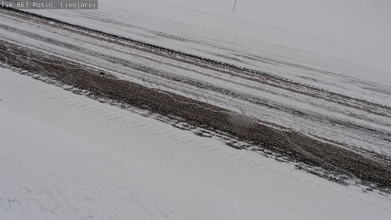 Weather Camera Image Road 863 Livojärvi, Posio, Lappi