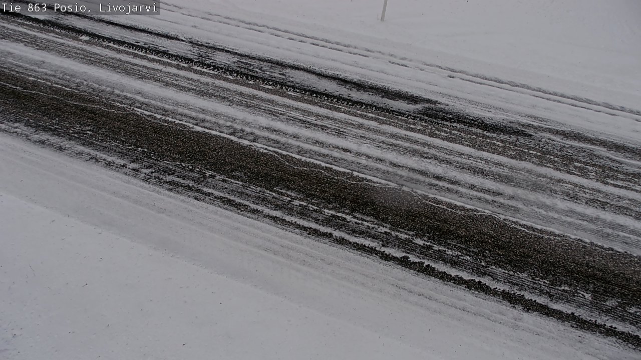 Weather Camera Image Road 863 Livojärvi, Posio, Lappi