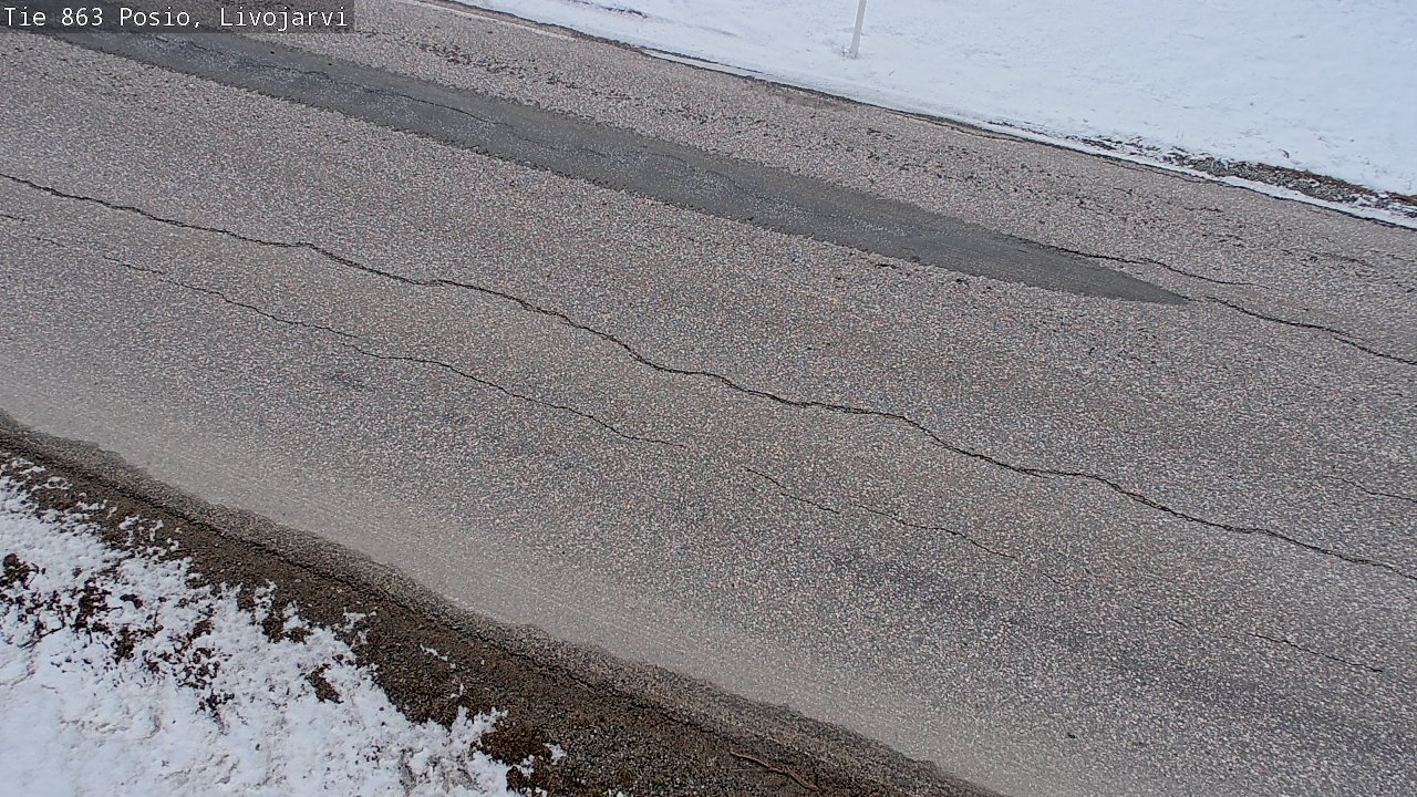 Weather Camera Image Road 863 Livojärvi, Posio, Lappi