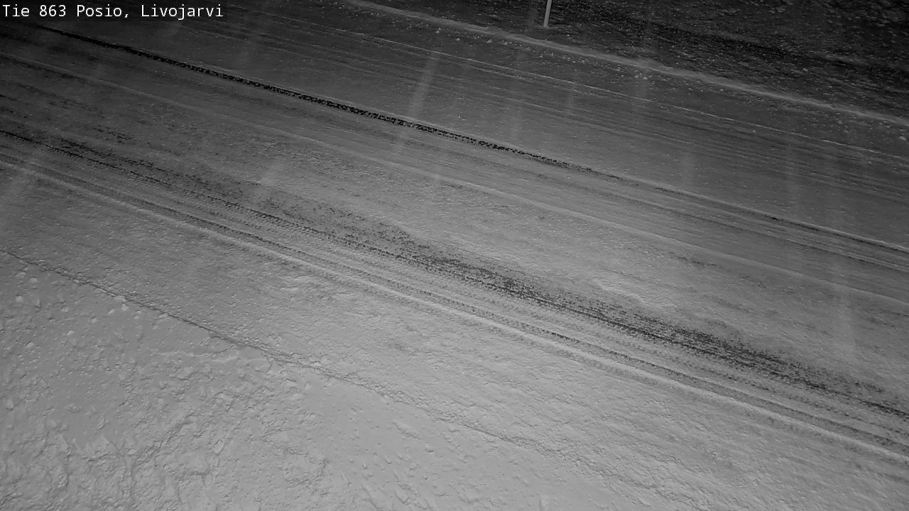 Weather Camera Image Road 863 Livojärvi, Posio, Lappi