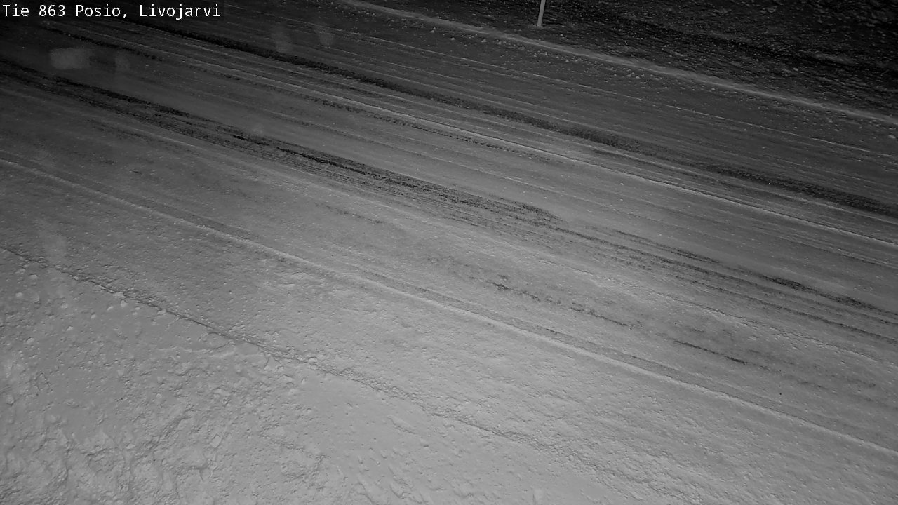 Weather Camera Image Road 863 Livojärvi, Posio, Lappi