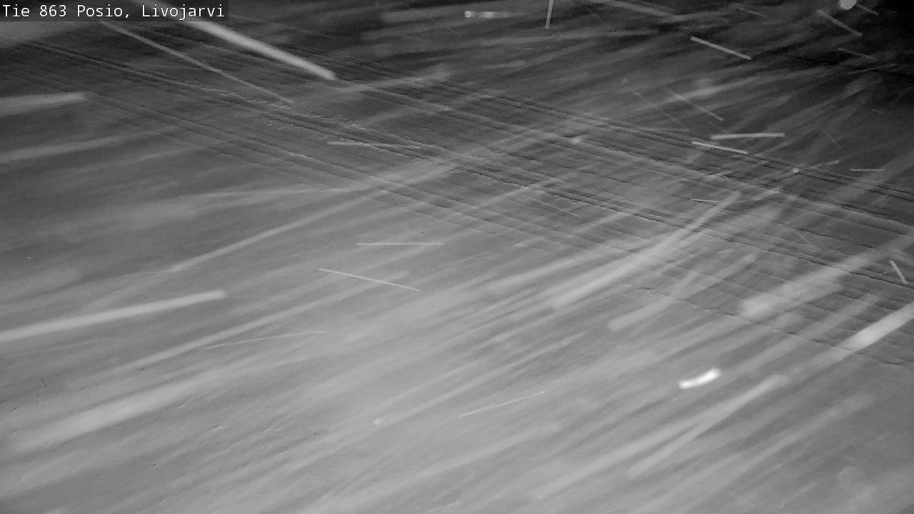 Weather Camera Image Road 863 Livojärvi, Posio, Lappi