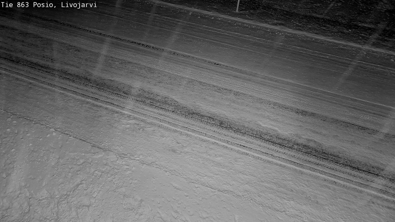 Weather Camera Image Road 863 Livojärvi, Posio, Lappi