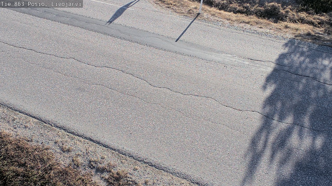 Weather Camera Image Road 863 Livojärvi, Posio, Lappi