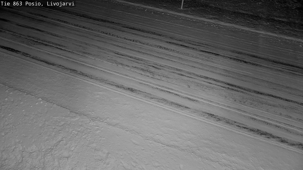 Weather Camera Image Road 863 Livojärvi, Posio, Lappi