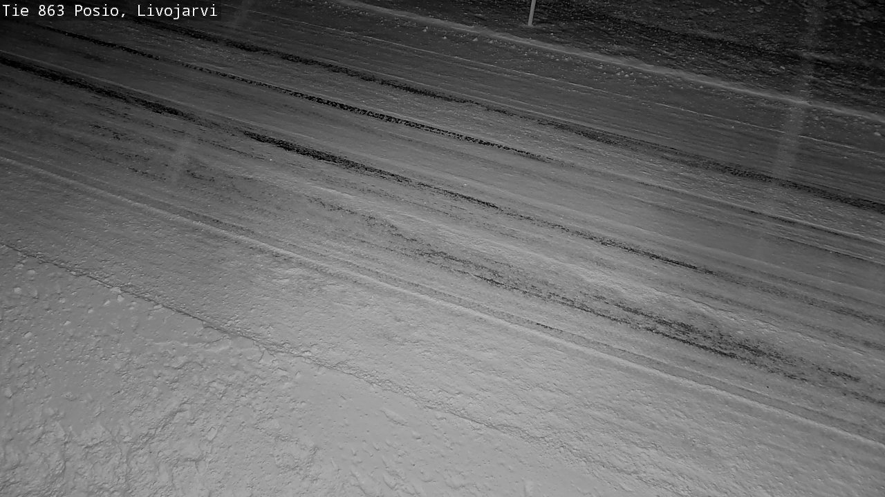 Weather Camera Image Road 863 Livojärvi, Posio, Lappi