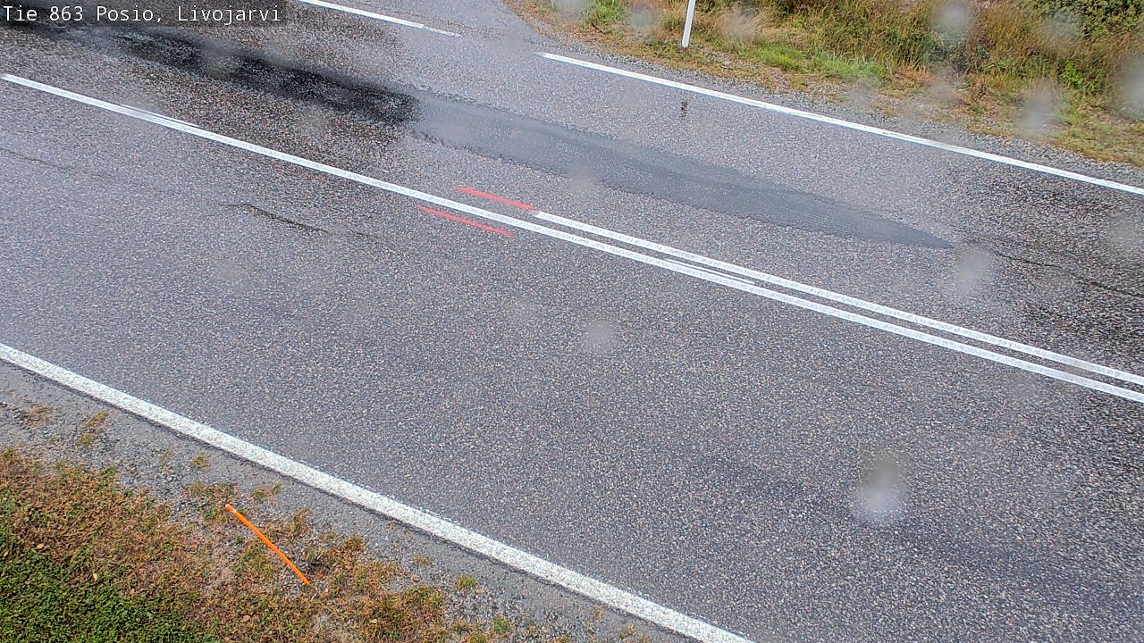 Weather Camera Image Väg 863 Livojärvi, Posio, Lappi