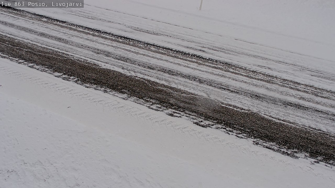 Weather Camera Image Road 863 Livojärvi, Posio, Lappi