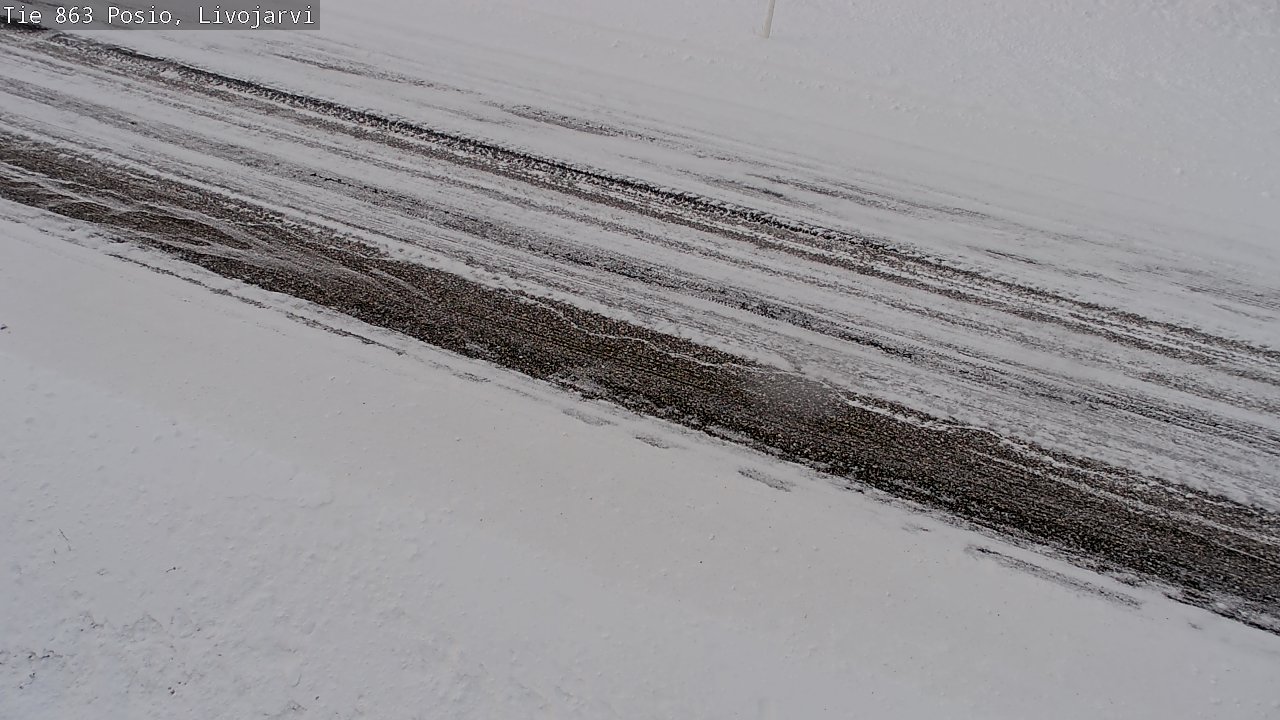 Weather Camera Image Road 863 Livojärvi, Posio, Lappi