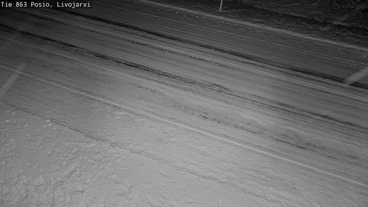 Weather Camera Image Road 863 Livojärvi, Posio, Lappi