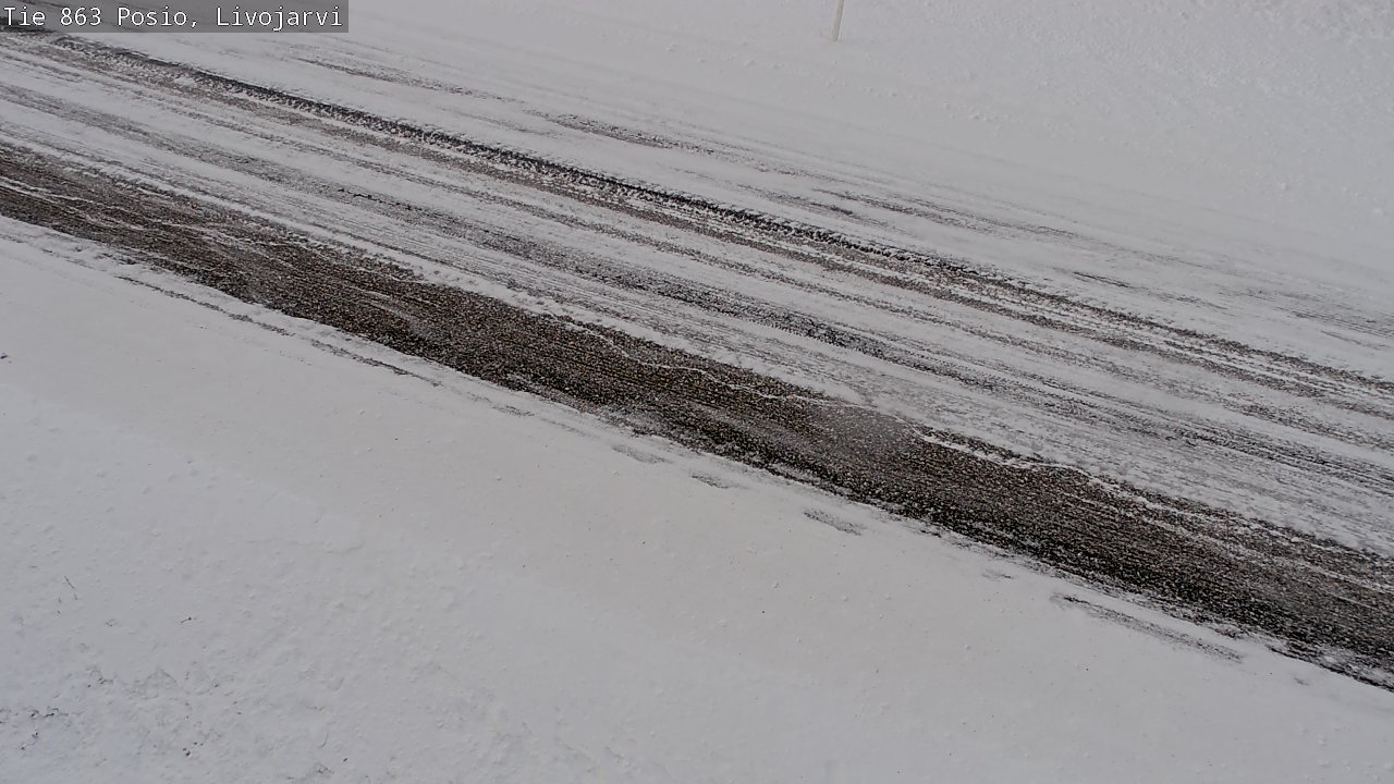 Weather Camera Image Road 863 Livojärvi, Posio, Lappi