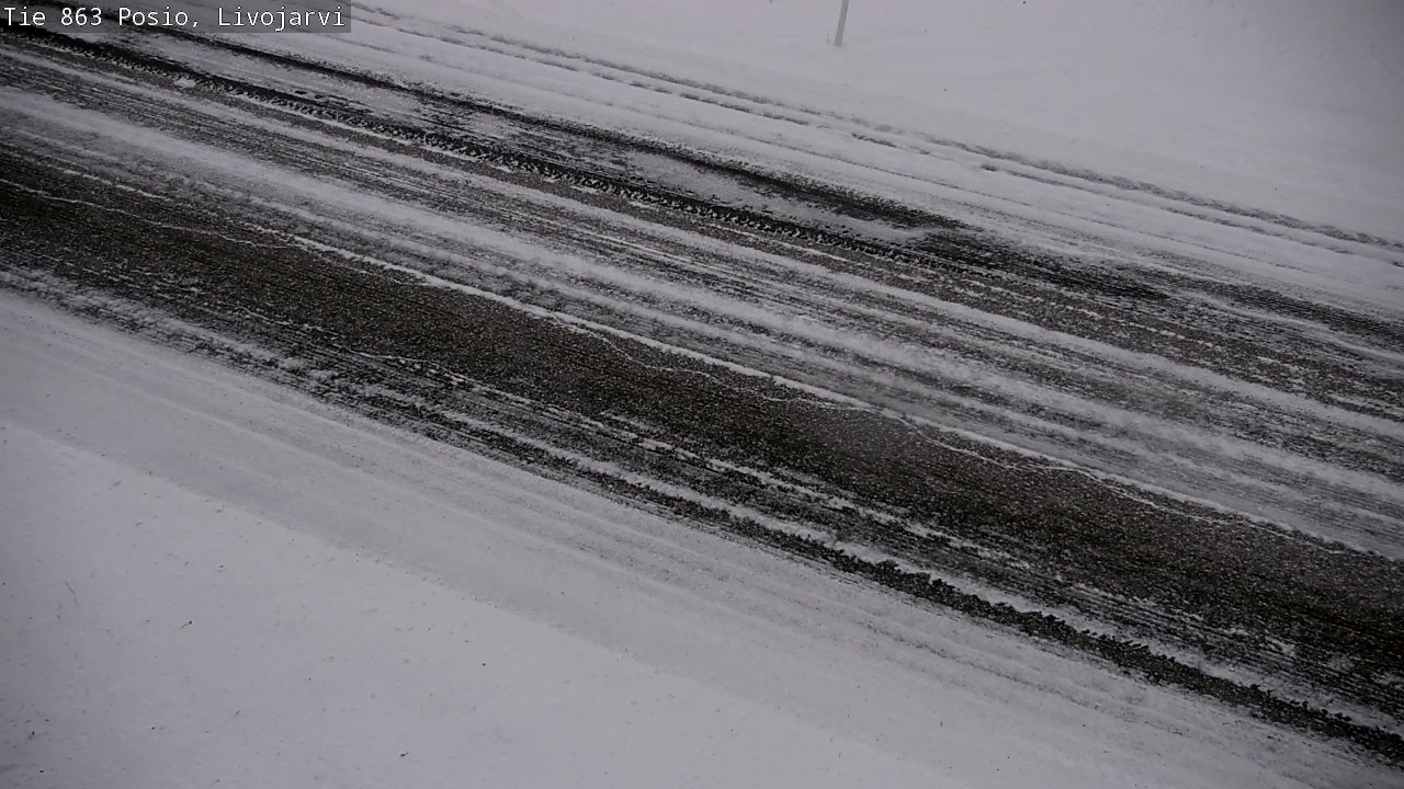 Weather Camera Image Road 863 Livojärvi, Posio, Lappi