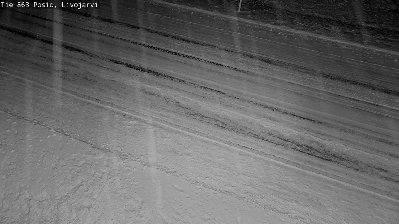 Weather Camera Image Road 863 Livojärvi, Posio, Lappi