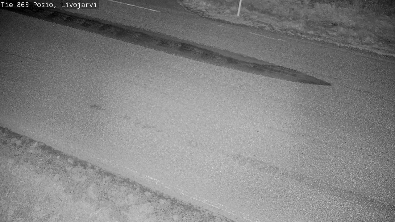 Weather Camera Image Road 863 Livojärvi, Posio, Lappi