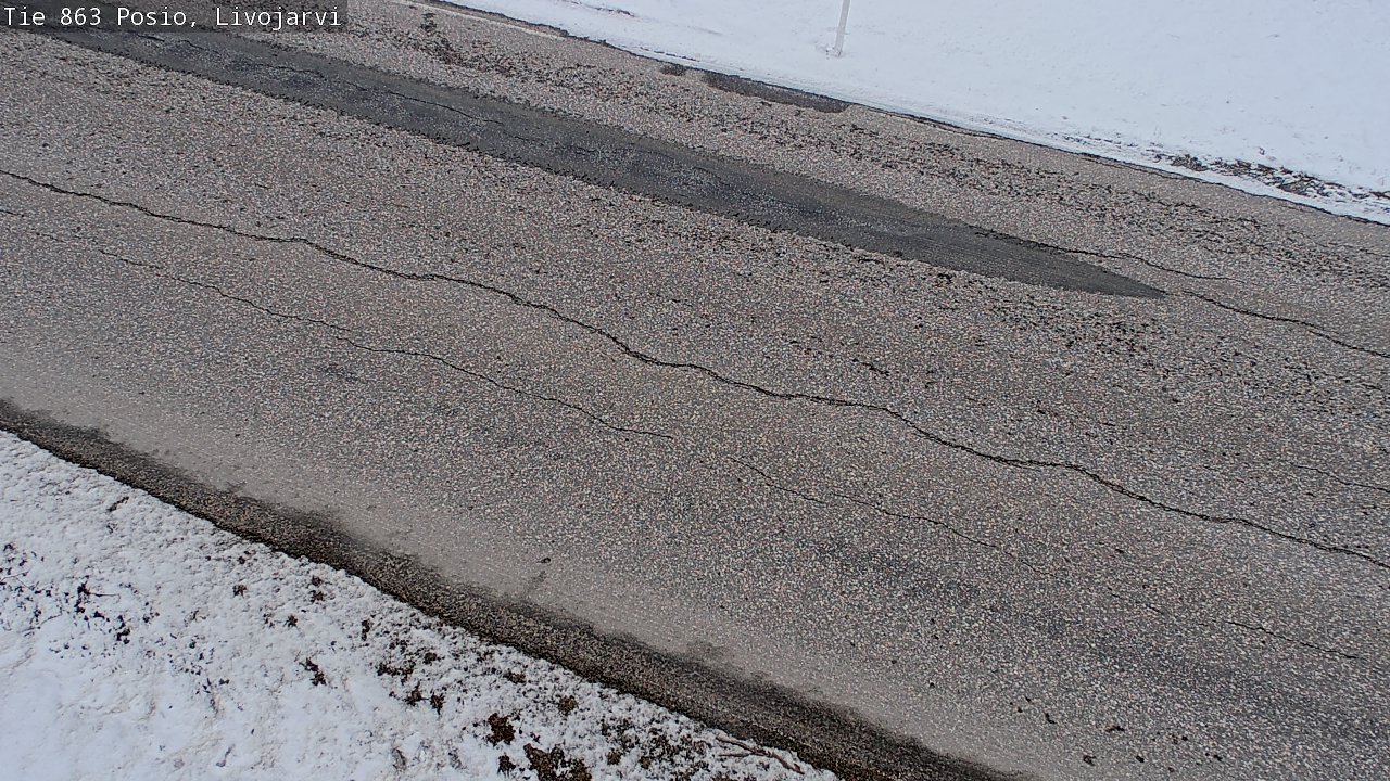 Weather Camera Image Road 863 Livojärvi, Posio, Lappi