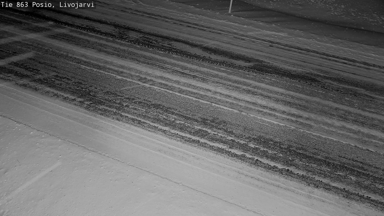 Weather Camera Image Road 863 Livojärvi, Posio, Lappi