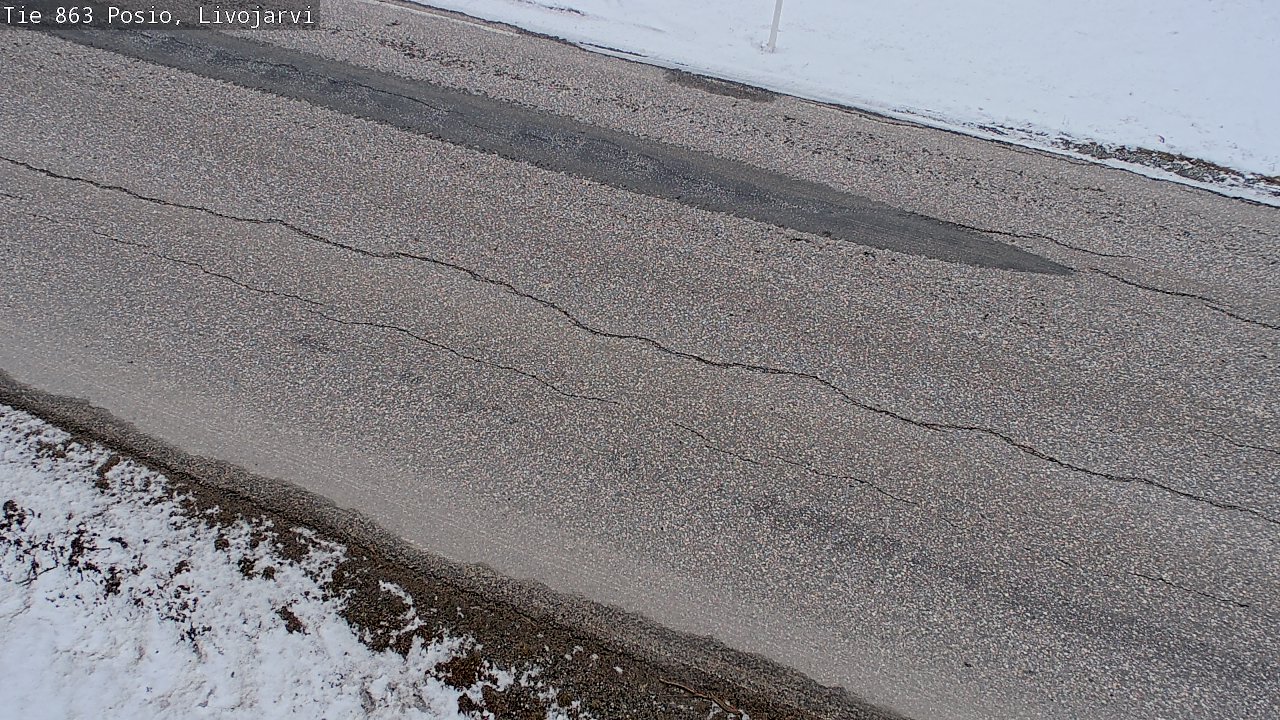 Weather Camera Image Road 863 Livojärvi, Posio, Lappi