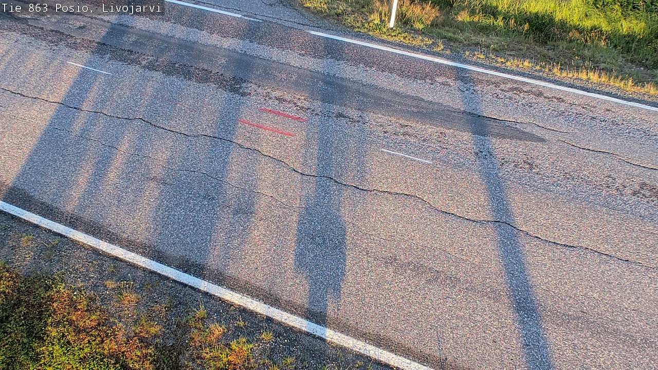 Kelikamerat Kuva Tie 863 Livojärvi, Posio, Lappi