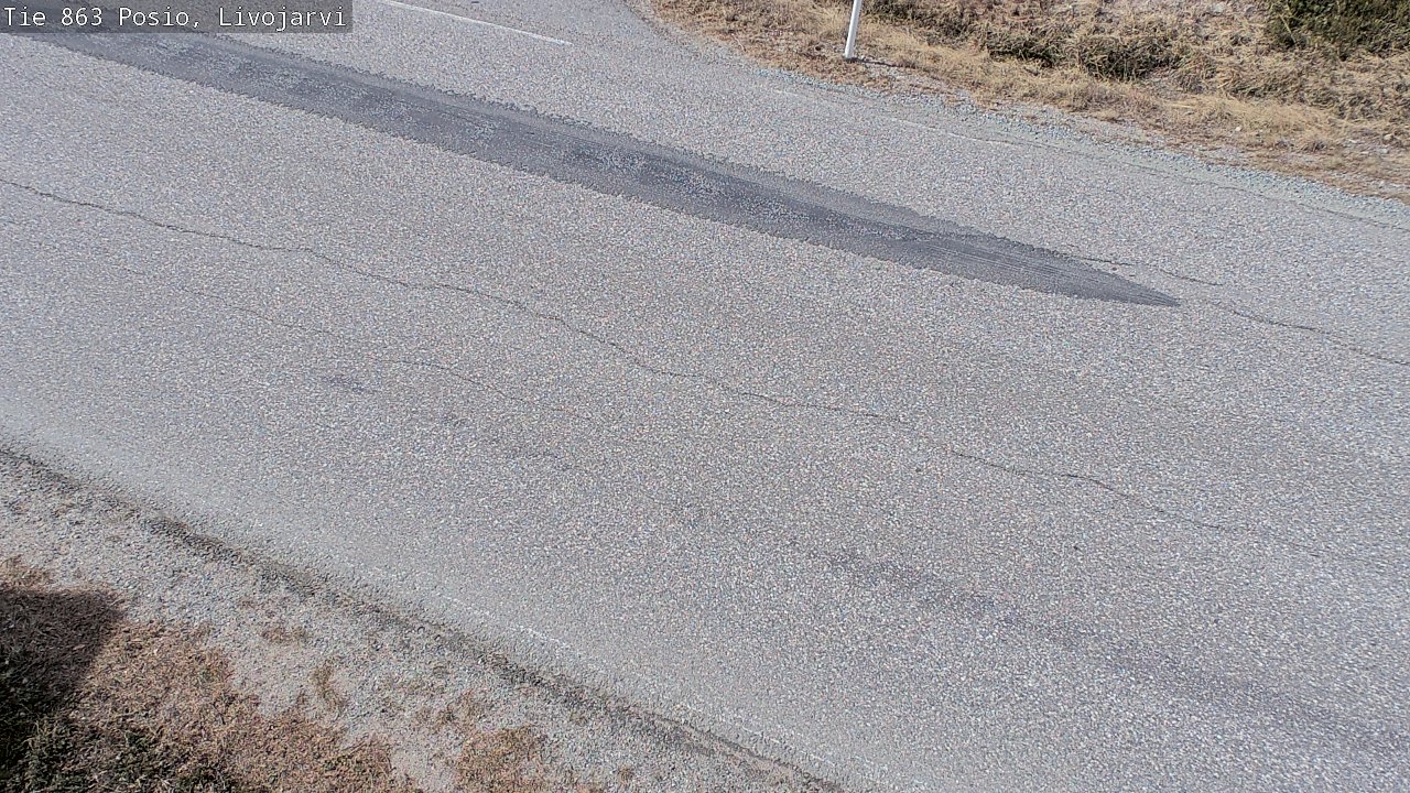 Weather Camera Image Road 863 Livojärvi, Posio, Lappi