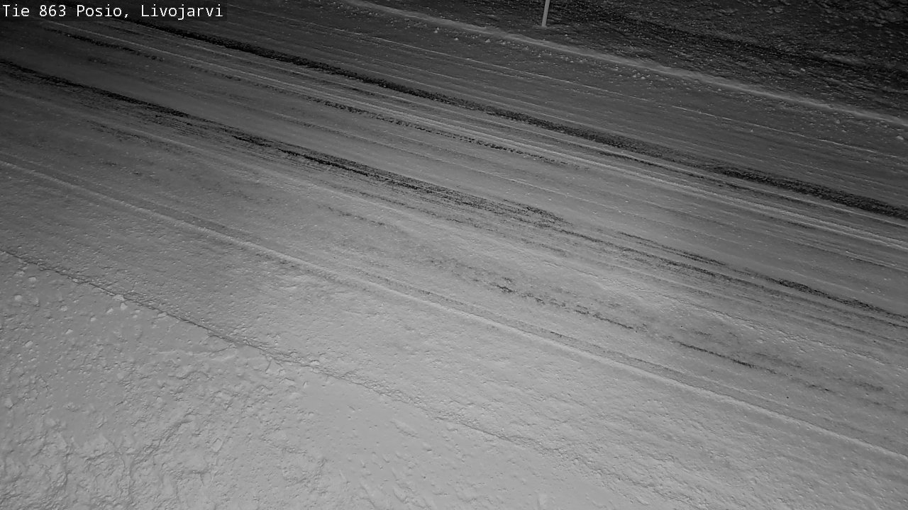 Weather Camera Image Road 863 Livojärvi, Posio, Lappi